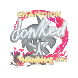 Sticker | donk (Champion) | Shanghai 2024