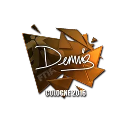 Sticker | dennis (Foil) | Cologne 2016