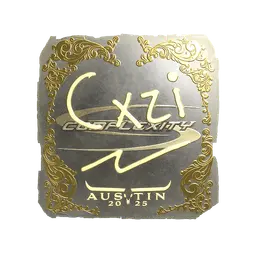 Sticker | Cxzi (Gold) | Austin 2025