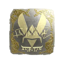 Sticker | FlameZ (Gold) | Austin 2025