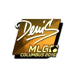 Sticker | denis (Gold) | MLG Columbus 2016