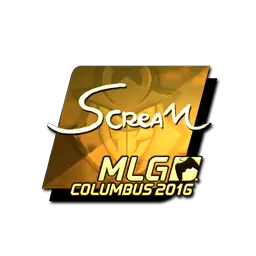 Sticker | ScreaM (Gold) | MLG Columbus 2016