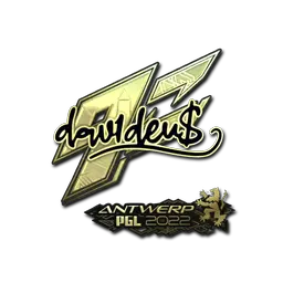 Sticker | dav1d (Gold) | Antwerp 2022