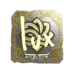 Sticker | lux (Gold) | Austin 2025
