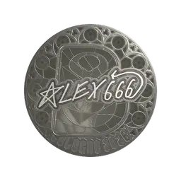 Sticker | alex666 (Foil) | Cologne 2026