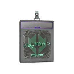 Sticker Slab | chayJESUS (Foil) | Austin 2025