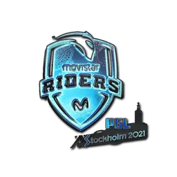 Sticker | Movistar Riders (Holo) | Stockholm 2021