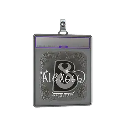 Sticker Slab | alex666 (Foil) | Austin 2025