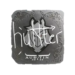 Sticker | huNter- (Foil) | Austin 2025