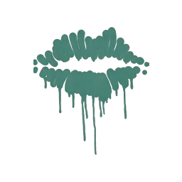 Sealed Graffiti | Kiss (Frog Green)