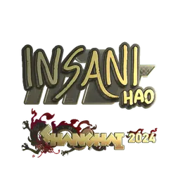 Sticker | insani (Gold) | Shanghai 2024