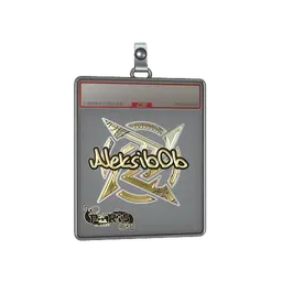 Sticker Slab | Aleksib (Gold) | Paris 2023