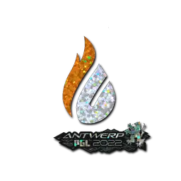 Sticker | Copenhagen Flames (Glitter) | Antwerp 2022