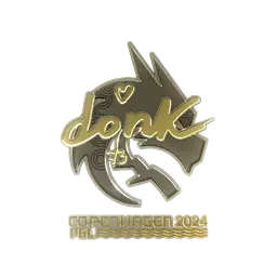 Sticker | donk (Gold) | Copenhagen 2024