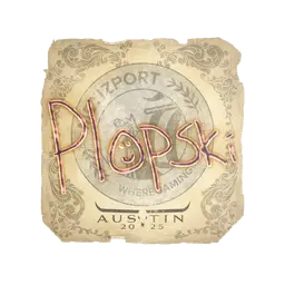 Sticker | Plopski | Austin 2025