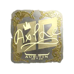 Sticker | Ax1Le (Gold) | Austin 2025