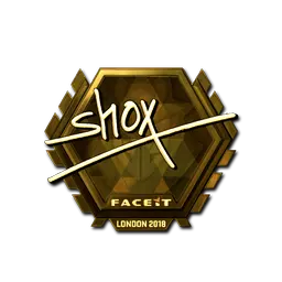 Sticker | shox (Gold) | London 2018