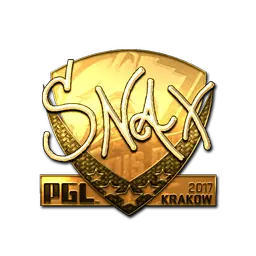 Sticker | Snax (Gold) | Krakow 2017