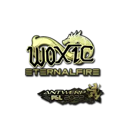 Sticker | woxic (Gold) | Antwerp 2022
