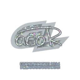 Sticker | acoR (Glitter) | Copenhagen 2024