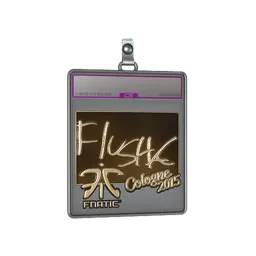Sticker Slab | flusha (Gold) | Cologne 2015