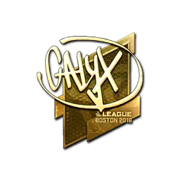 Sticker | Calyx (Gold) | Boston 2018
