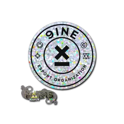 Sticker | 9INE (Glitter) | Paris 2023