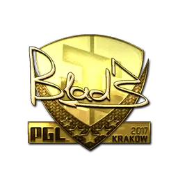 Sticker | B1ad3 (Gold) | Krakow 2017