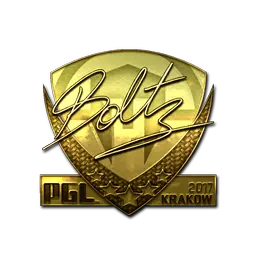 Sticker | boltz (Gold) | Krakow 2017