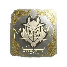 Sticker | malbsMd (Gold) | Austin 2025