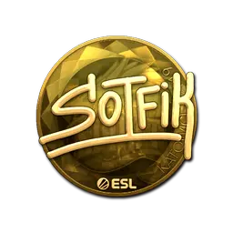 Sticker | S0tF1k (Gold) | Katowice 2019