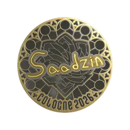 Sticker | saadzin (Gold) | Cologne 2026