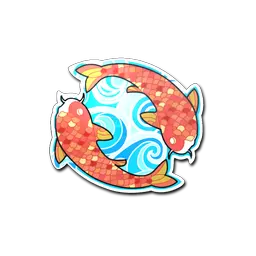 Sticker | Twin Koi