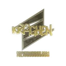 Sticker | kraghen (Gold) | Copenhagen 2024