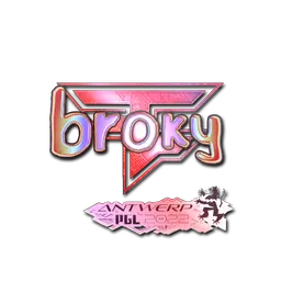 Sticker | broky (Holo) | Antwerp 2022