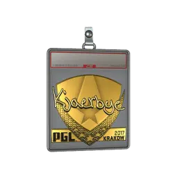 Sticker Slab | Kjaerbye (Gold) | Krakow 2017