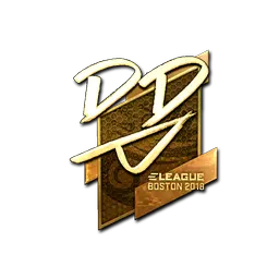 Sticker | DD (Gold) | Boston 2018