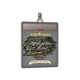 Sticker Slab | GeT_RiGhT (Gold) | Berlin 2019