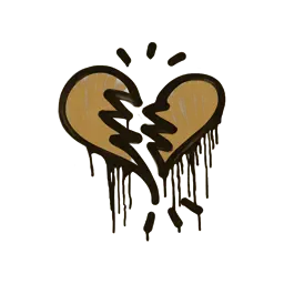 Sealed Graffiti | Broken Heart (Desert Amber)