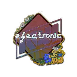 Sticker | electronic (Glitter) | Rio 2022