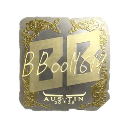 Sticker | Boombl4 (Gold) | Austin 2025