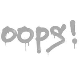 Sealed Graffiti | Oops (Shark White)