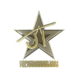 Sticker | JT (Gold) | Copenhagen 2024