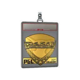 Sticker Slab | oskar (Gold) | Krakow 2017