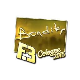Sticker | bondik (Gold) | Cologne 2015