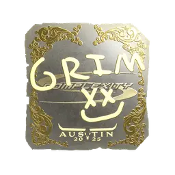 Sticker | Grim (Gold) | Austin 2025