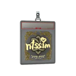 Sticker Slab | n1ssim (Gold) | Austin 2025
