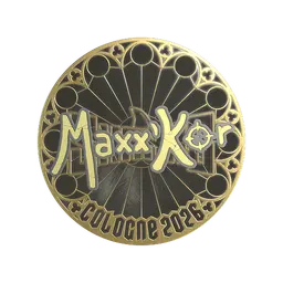 Sticker | maxxkor (Gold) | Cologne 2026