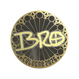 Sticker | br0 (Gold) | Cologne 2026