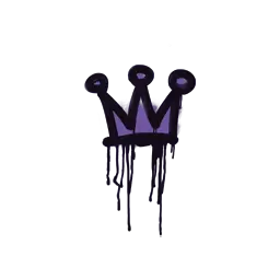 Sealed Graffiti | Little Crown (Monster Purple)